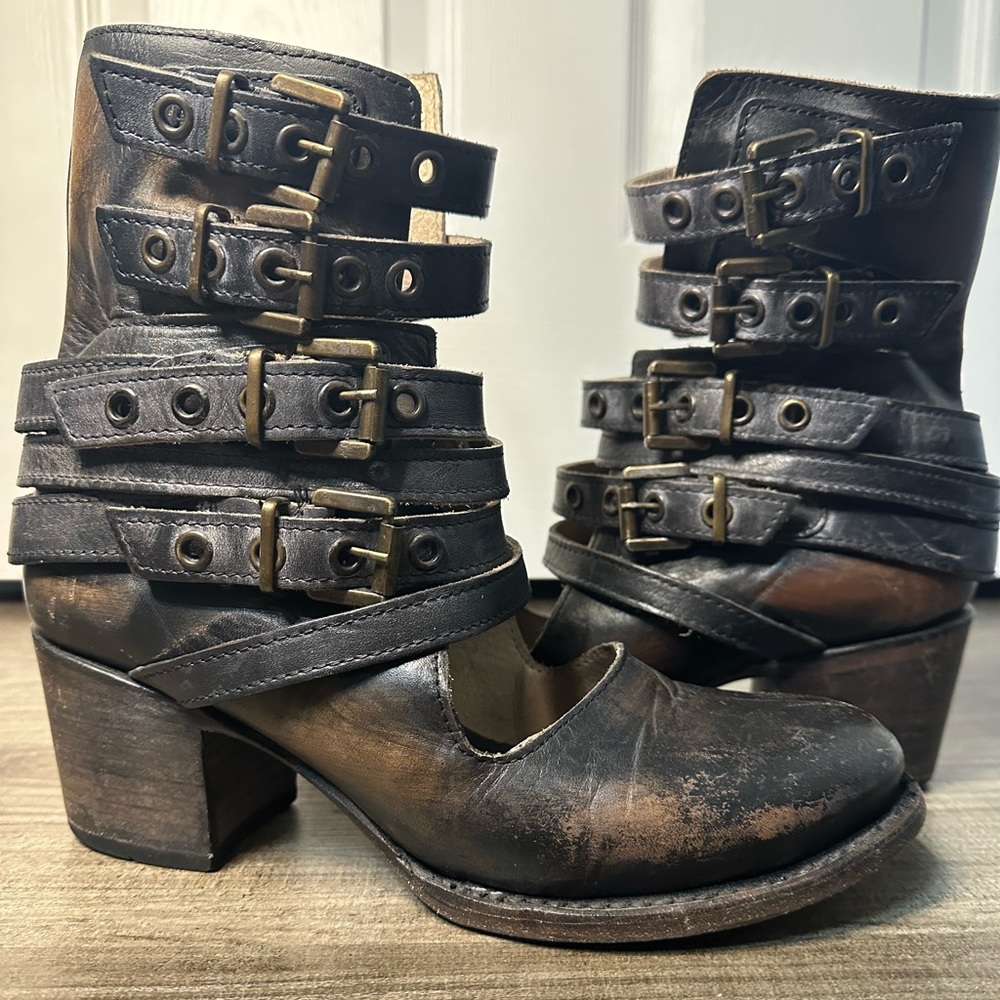 Brand New Freebird Eagle Bootie Sandal